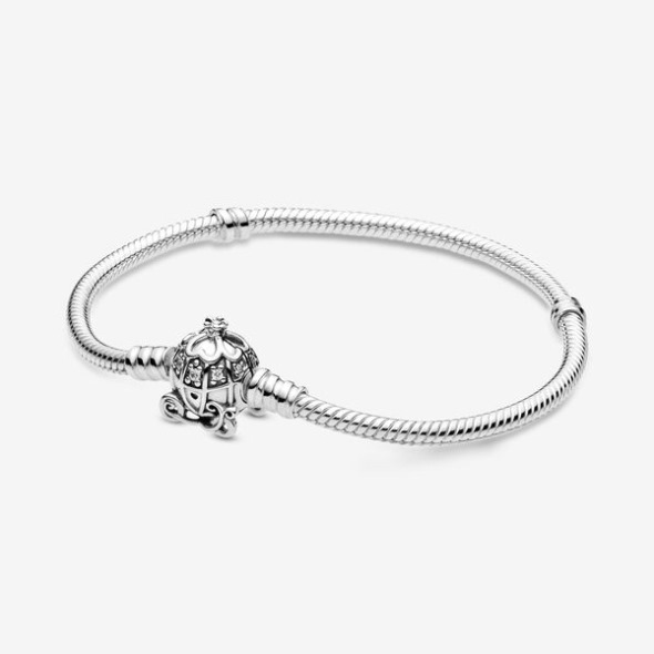 Disney Cinderella Pumpkin Coach Clasp Pandora România Moments Bracelet