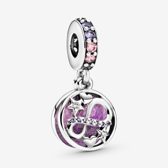 Sclipitor Infinit Inimi Stele Dangle Charm Pandora România