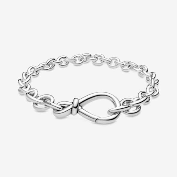 Pandora România Chunky Infinity Knot Chain Bracelet