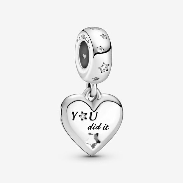 Felicitari Heart Stars Dangle Charm Pandora România
