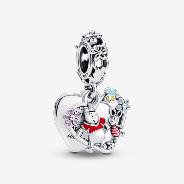 Disney Winnie The Pooh Purcelul Dublu Dangle Charm Pandora România