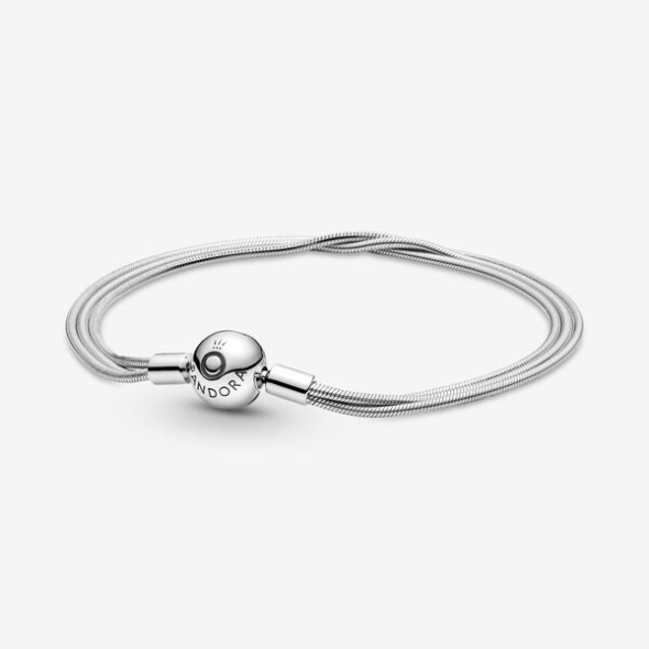 Pandora România Moments Bratara Cu Lant Multi Sarpe Din Argint Sterling
