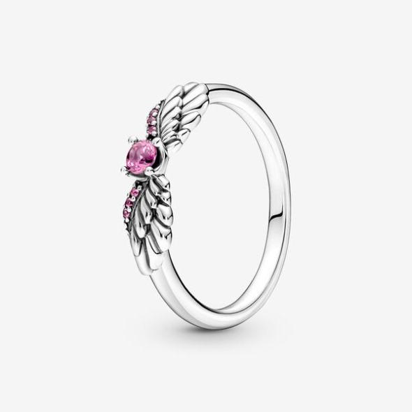 Pandora România Sparkling Angel Wings Ring
