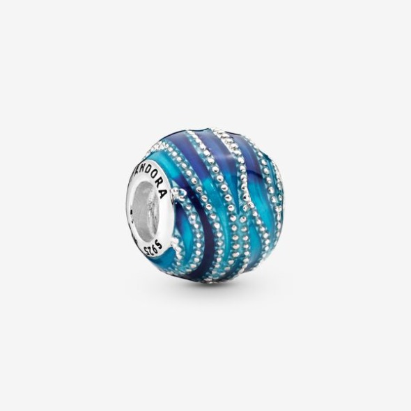Blue Wave Charm Pandora România