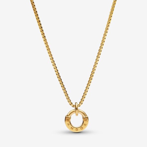 Pandora România Signature I-d Collier Pendant Necklace