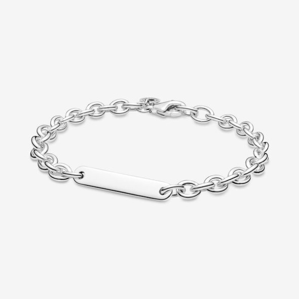 Engravable Bar Link Bracelet Pandora România