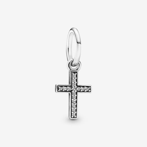 Sparkling Cross Dangle Charm Pandora România