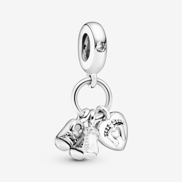 Biberon și Pantofi Dangle Charm Pandora România