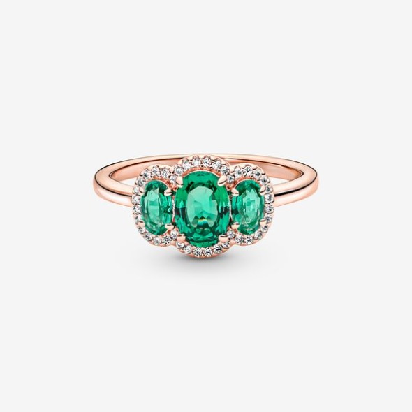 Three Stone Vintage Ring Pandora România