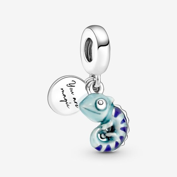 Colour-changer Chameleon Dangle Charm Pandora România