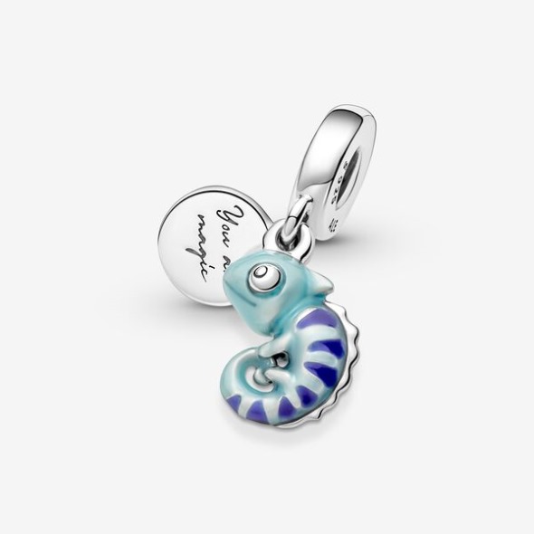 Colour-changer Chameleon Dangle Charm Pandora România