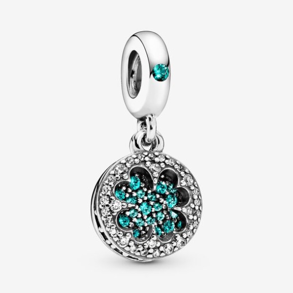 Lucky Four Leaf Clover Dangle Charm Pandora România