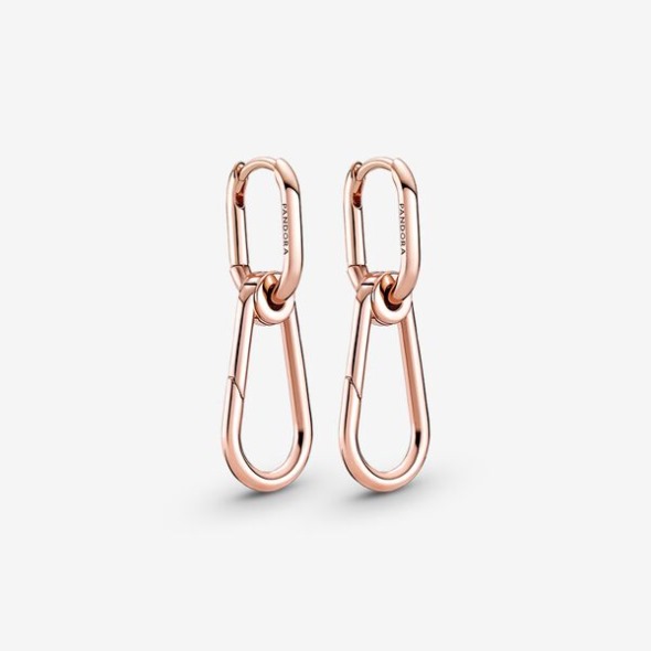 Pandora România Set Cercei Me Rose Hoop Link