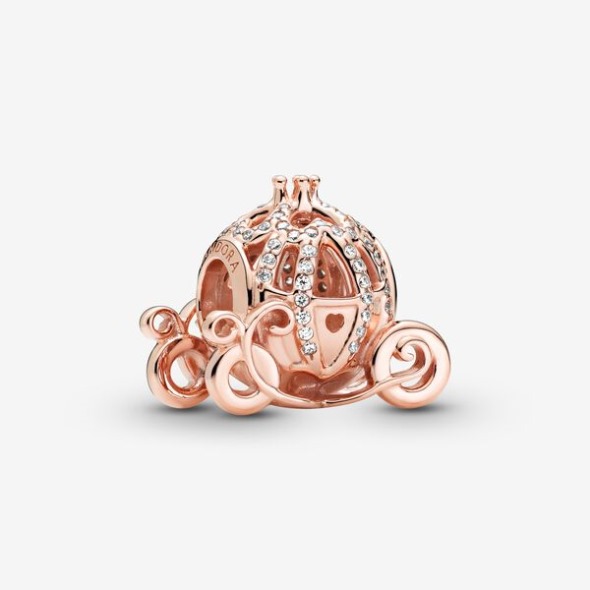 Disney Cinderella Sparkling Carriage Charm Pandora România