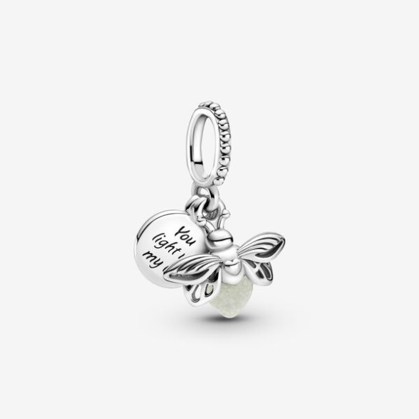 Glow-in-the-dark Licurici Dangle Charm Pandora România