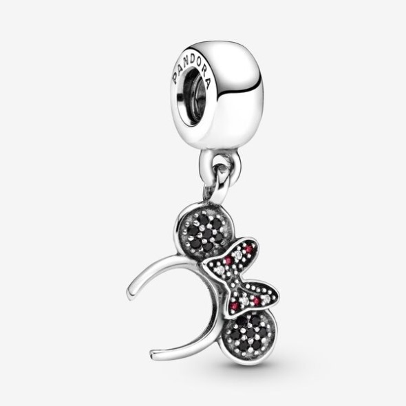 Disney Minnie Mouse Pave Bandă Dangle Charm Pandora România