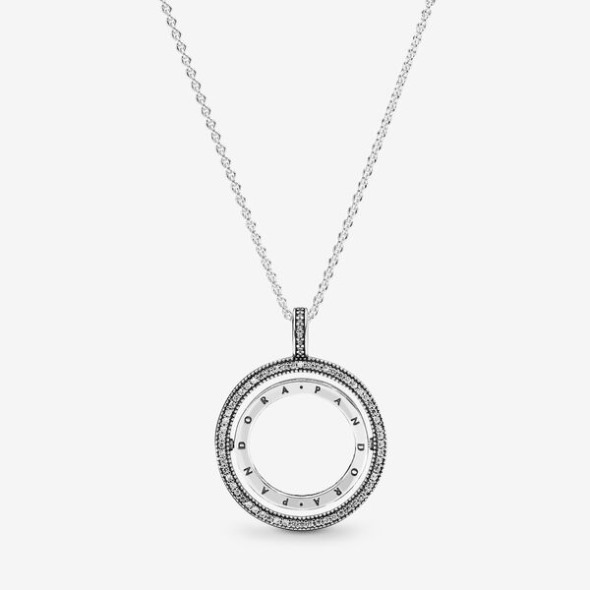 Pandora România Logo Circle Necklace