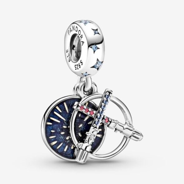 Star Wars Lightsaber Double Dangle Charm-final Sale Pandora România