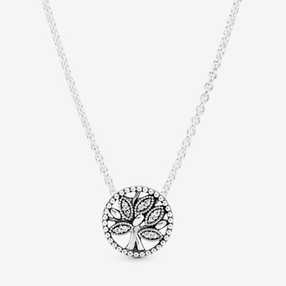 Sparkling Family Tree Necklace Pandora România