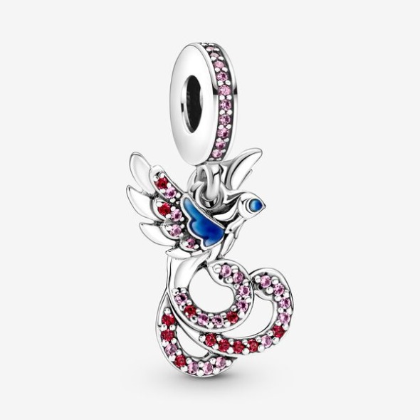 Chinese Mythical Phoenix Dangle Charm Pandora România