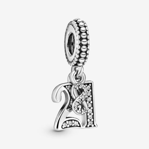 21st Celebration Dangle Charm Pandora România