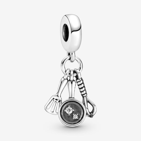 Spatula Frying Pan Whisk Dangle Charm Pandora România