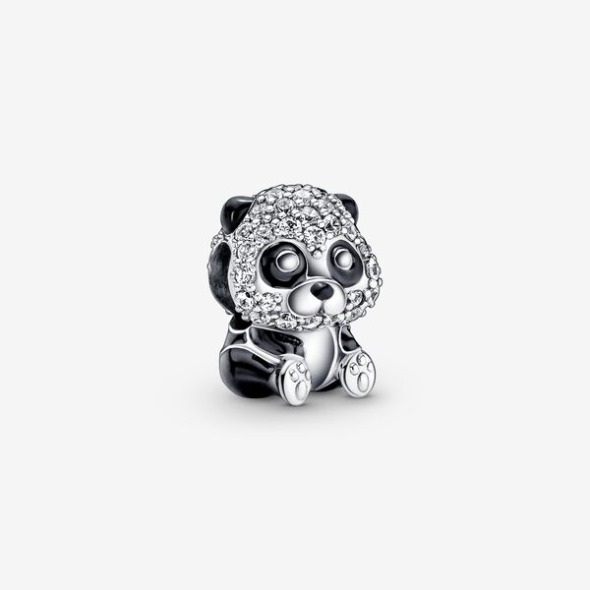 Sparkling Cute Panda Charm Pandora România