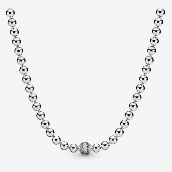 Beads Pave Necklace Pandora România