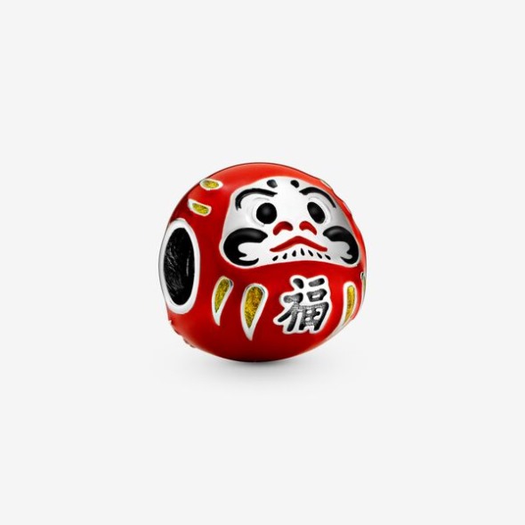 Red Daruma Doll Charm Pandora România