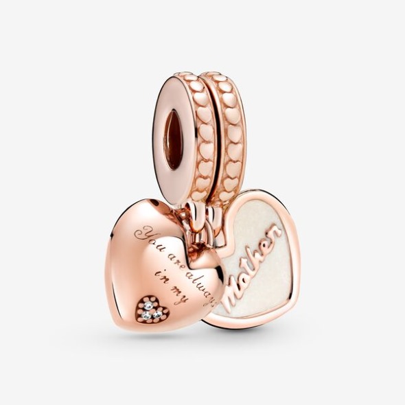 Ești Mereu în Inima Mea Split Dangle Charm Pandora România