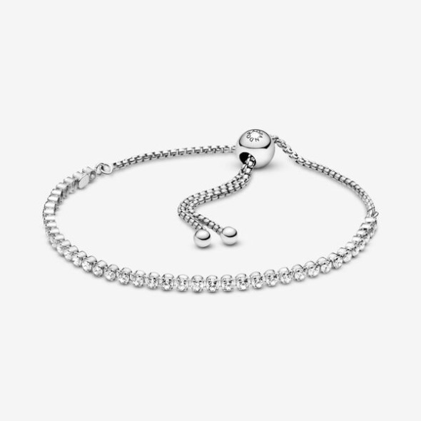 Brățară Tenis Glisantă Strălucitoare Pandora România Argint Sterling