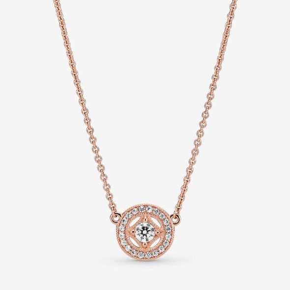 Vintage Circle Collier Necklace Pandora România