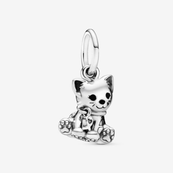 Kitty-cat Dangle Charm Pandora România