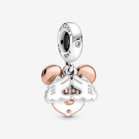 Disney Mickey Mouse Dublu Dangle Charm Pandora România