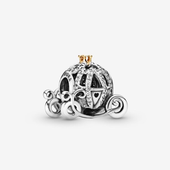 Disney Cinderella's Pumpkin Coach Charm Pandora România