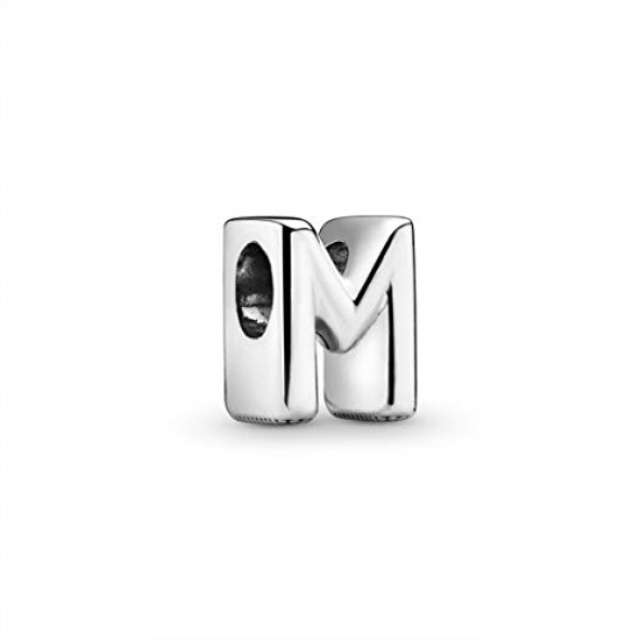 Litera M Sterling Silver Charm Pandora România Jewelry
