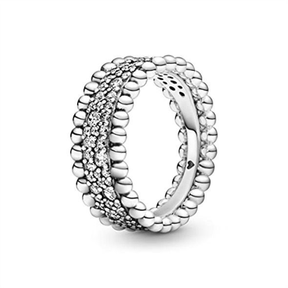 Inel Din Argint Sterling 925 Pandora România Pave Clear Cz