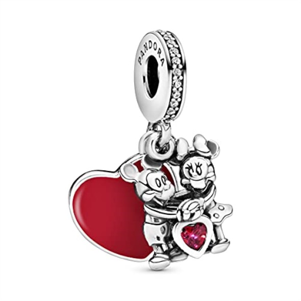 Pandora România Disney Mickey And Minnie With Love Hanging Charm