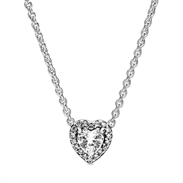 Pandora România Elevated Heart Necklace