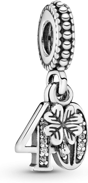Bijuterii Pandora România 40 De Ani De Dragoste Breloc Zirconiu Cubic Din Argint Sterling
