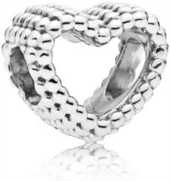 Bijuterii Pandora România Inimă Cu Mărgele Breloc Din Argint Sterling