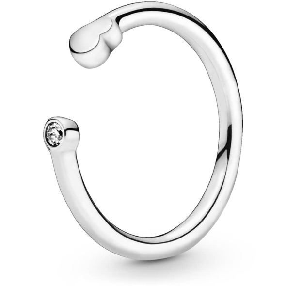 Inel Deschis Din Argint Sterling Pandora România Cu Zirconiu Cubic Lustruit