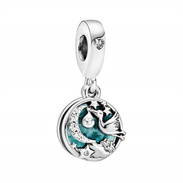 Pandora România Barză Stele Sclipitoare Dangle Charm